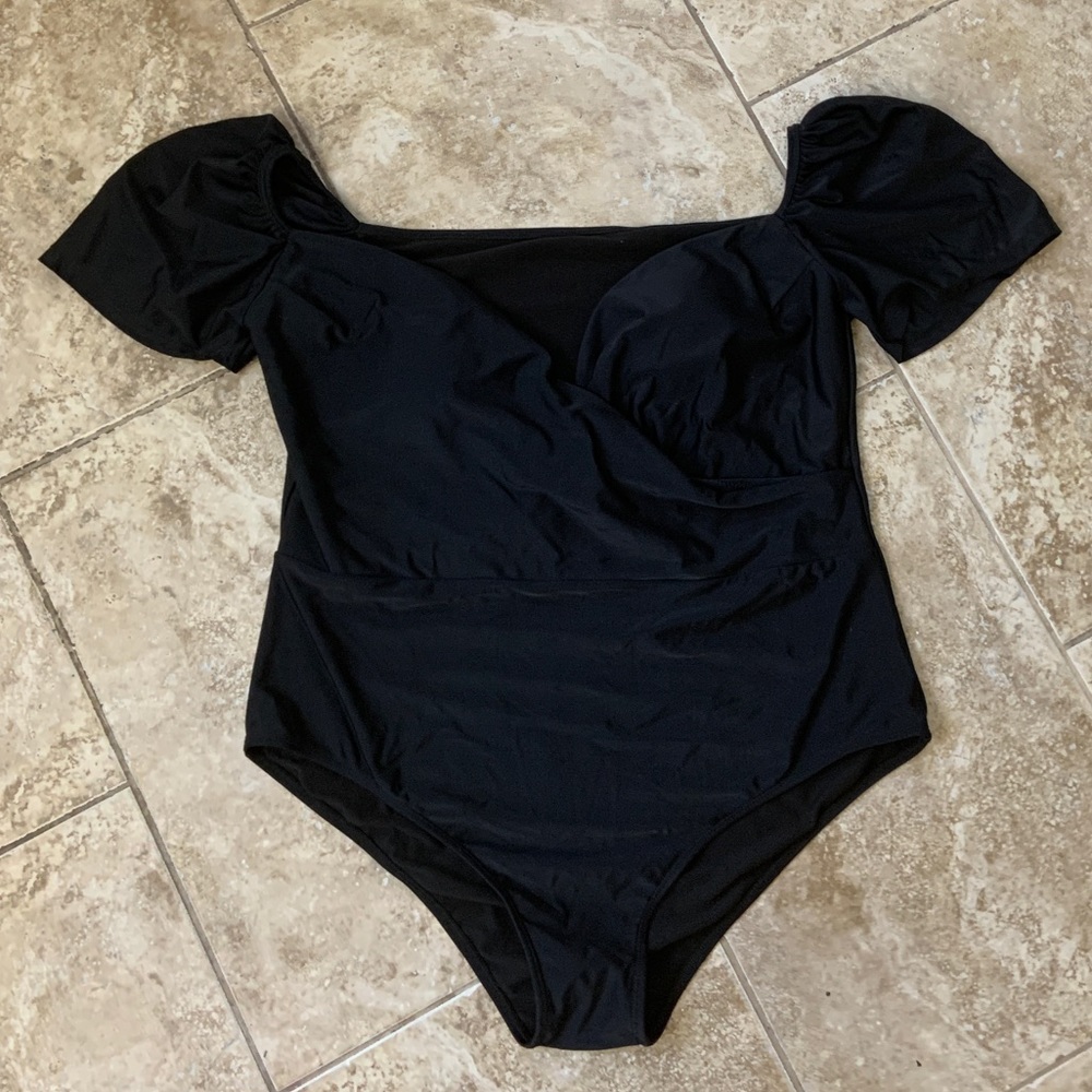 Cap sleeve Bathing Suit